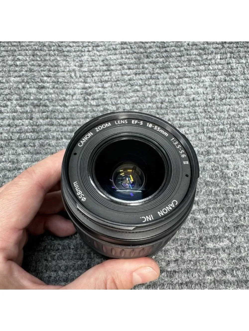 Canon Zoom Lens EF-S 18-55mm 1:3.5-5.6 II w/ Cap